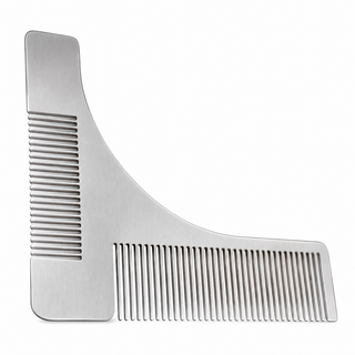 Peigne de finition contours en L en métal – 10 x 11 cm