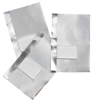 Feuilles aluminium avec Compresse Intégrée – 50 pièces