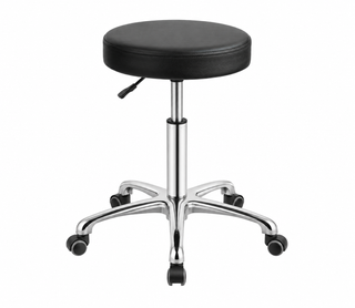 Tabouret rond à roulettes