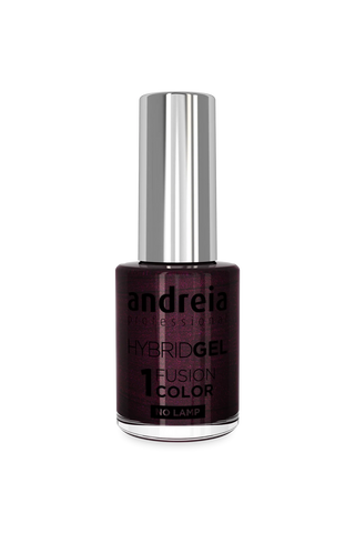 Hybrid Gel Fusion Color – 2 étapes, sans lampe  - H87 Aubergine Paillettes - 10,5 ml