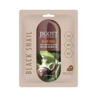 Masque en tissu - Black Snail - 1 pièce - Jigott