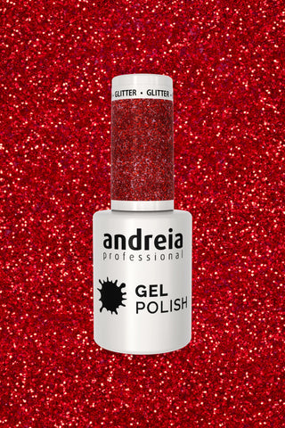 Gel Polish 261 Glitter Rouge - 10,5ml