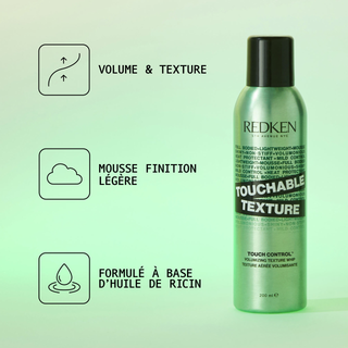 Touchable Texture - Mousse texturisante volume et définition - 200 ml