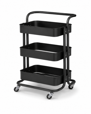 Chariot de rangement à trois niveaux – Desserte mobile multifonction