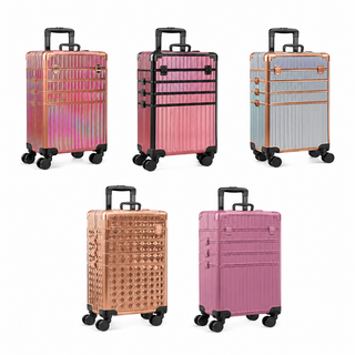 Valise trolley à roulettes – Rangement mobile professionnel