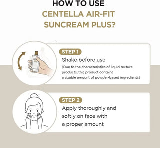 Madagascar Centella -Air-Fit Suncream Plus - SPF50+ PA++++ - 50ml