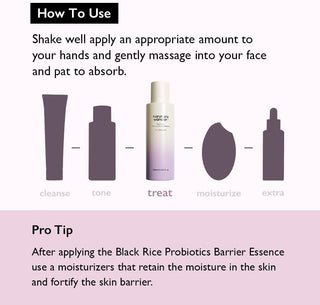 Black Rice Probiotics Barrier Essence  - 120ml