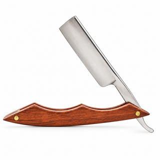 Rasoir manche bois – 14 cm (sans lame)