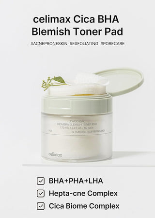 Cica Bha Blemish - Toner Pad - 60 Pads - photo 9 - Celimax