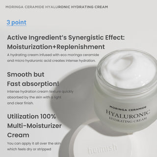 Moringa Ceramide - Hyaluronic Hydrating Cream - 50ml - photo 5 - HEIMISH