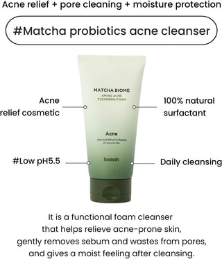 Matcha Biome - Amino Acne Cleansing Foam - 150ml - photo 4 - HEIMISH