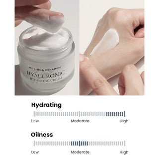 Moringa Ceramide - Hyaluronic Hydrating Cream - 50ml - photo 4 - HEIMISH