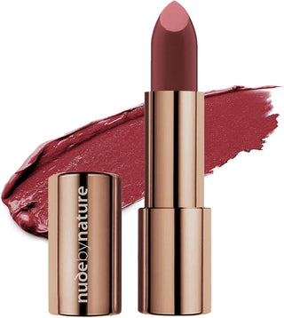 Shine Moisture Lipstick 08 Garnet – Rouge à lèvres brillant - NUDE BY NATURE