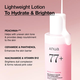 Peach 77 Niacin Conditioning Milk - 150 ml