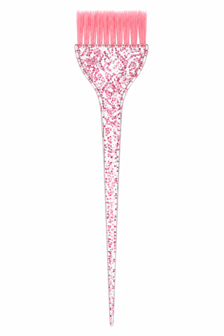 Pinceau de coloration pailleté rose – 21,3 cm