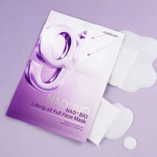 No.9 NAD Bio Lifting Full Cover Facial Mask – Masque liftant visage 4 pieces