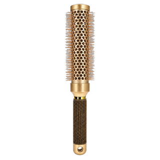 Brosse ronde de brushing dorée Ø 32 mm – Esthetica Réunion