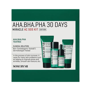 AHA BHA PHA - SOS Kit anti-acné - Some By Mi