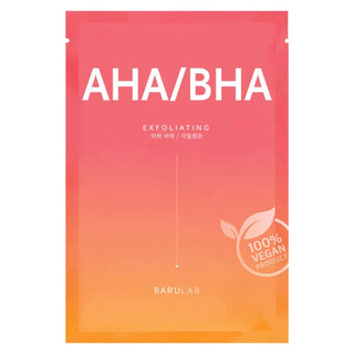 Masque tissu exfoliant doux vegan - AHA/BHA - 23g