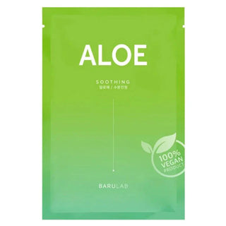 Masque tissu exfoliant doux vegan - Aloe - 23g