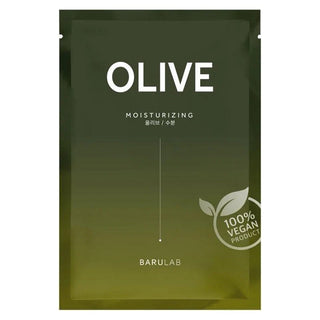Masque tissu exfoliant doux vegan -Olive - 23g