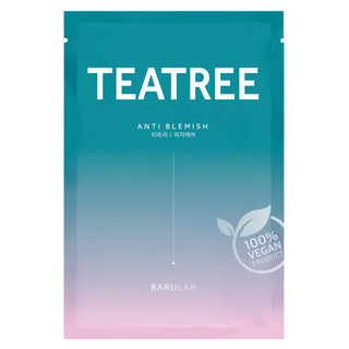 Masque tissu exfoliant doux vegan - Tea Tree - 23g