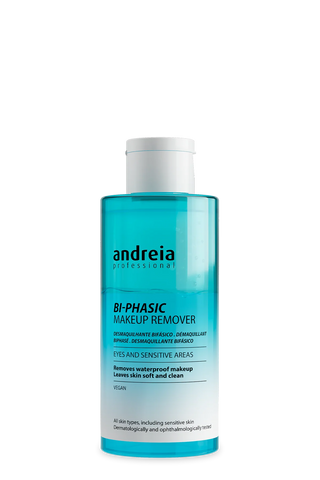 Bi-Phasic - Démaquillant biphasé yeux et zones sensibles - 150 ml - Andreia Professional