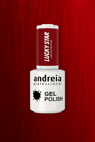 Gel polish - Ed.Lim Lucky Star - LS4 – Rouge profond métallisé - 10,5 ml