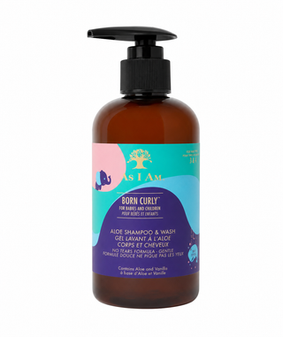 Born Curly - Nettoyant doux cheveux & corps - 240 ml
