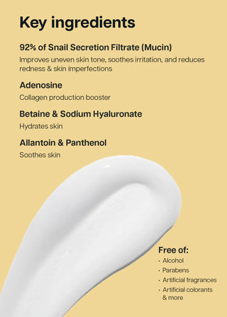 Advanced Snail 92 All In One Cream (Tube) - 100 g