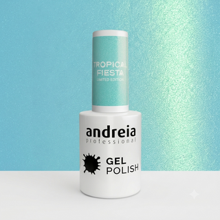 Gel polish - Ed.Lim Tropical Fiesta -TR5 - Bleu holographique aux reflets violacés