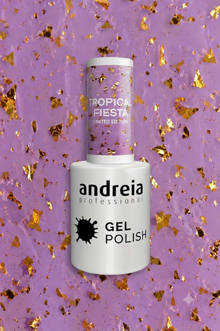 Gel polish - Ed.Lim Tropical Fiesta - TR3 - Violet translucide avec foil doré