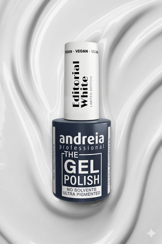 The Gel Polish - Ed.Lim - EW1: Blanc laiteux froid - 10,5 ml - Andreia Professional