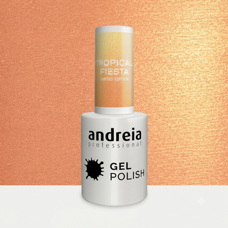 Gel polish - Ed.Lim Tropical Fiesta -TR6 - Pêche doré métallisé à la brillance satinée