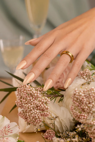 Hybrid Gel Fusion Color I Do - ID3 Champagne Nude Paillettes Or - 10,5 ml