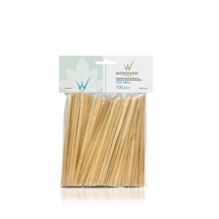 Spatules en Bois Visage Longues x100pcs - ITALWAX