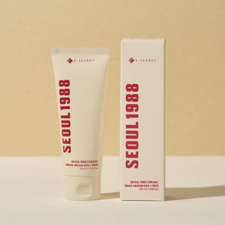 Cream : Snail Mucin 93% + Rice - Crème à la mucine d'escargot et riz - 50 ml