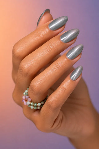 MW6 Cat Eye Effect - Paillettes magnétique argenté avec des reflets argentés