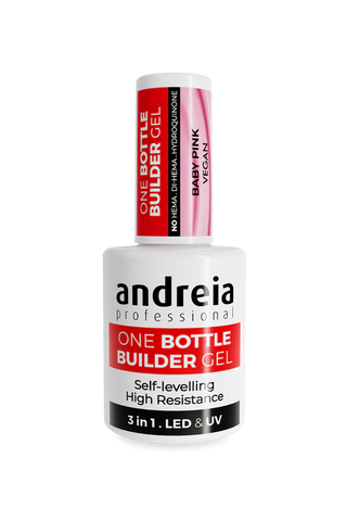 One Bottle Builder Gel 3 en 1  Baby Pink - Basse Viscosité