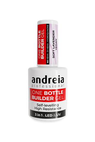 One Bottle Builder Gel 3 en 1  Soft Lavender - Basse Viscosité