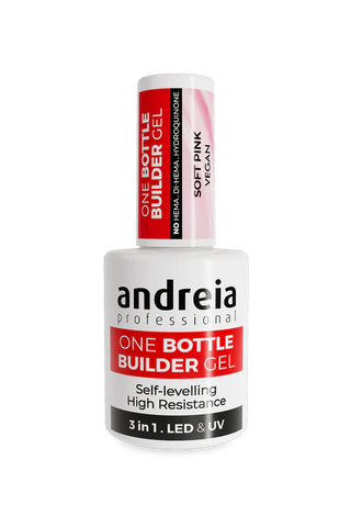 One Bottle Builder Gel 3 en 1  Soft pink - Basse Viscosité