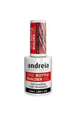 One Bottle Builder Gel 3 en 1 Toffee Pink- Basse Viscosité
