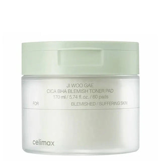 Cica Bha Blemish - Toner Pad - 60 Pads - Celimax