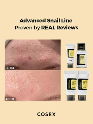 All About Snail Korean Skincare TSA Approved Travel Size Gift Set - 4 steps