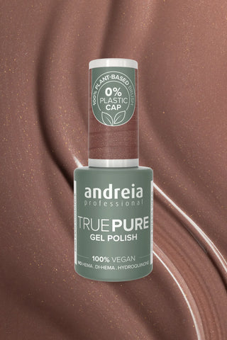 True Pure T32 Marron avec paillettes doré