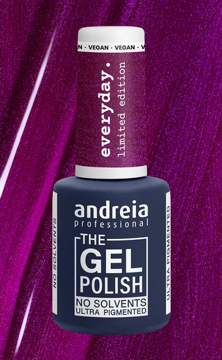 The Gel Polish - Ed.Lim EveryDay - ED5 Cerise metal reflet rose - 10.5 ml