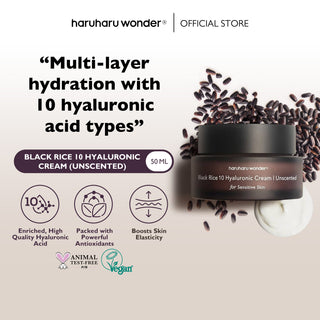 Black Rice 10 Hyaluronic Cream Unscented - 50 ml