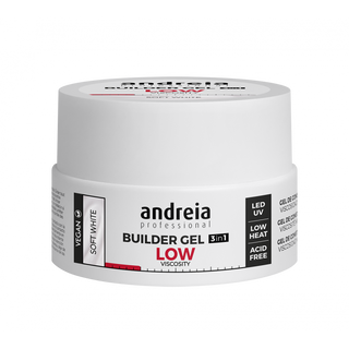 Gel de construction 3 en 1 Soft White Viscosité Moyenne