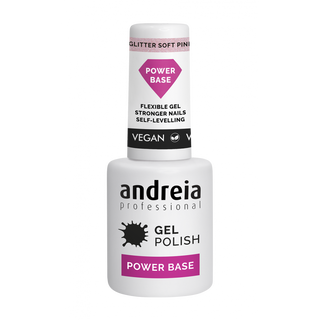 Power Base Glitter Soft Pink - 10,5ml