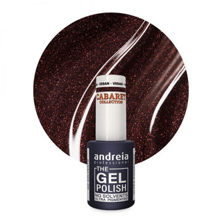 THE Gel Polish - CC3 Noir avec des Brillants - 10,5ml